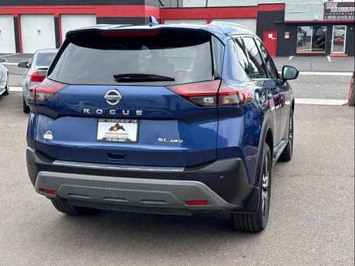 Blue 2021 Nissan Rogue SL