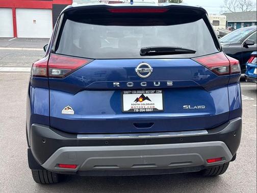 Blue 2021 Nissan Rogue SL
