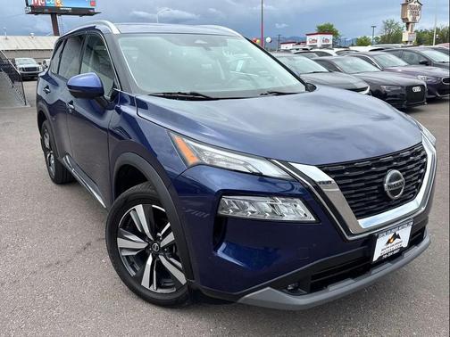 Blue 2021 Nissan Rogue SL