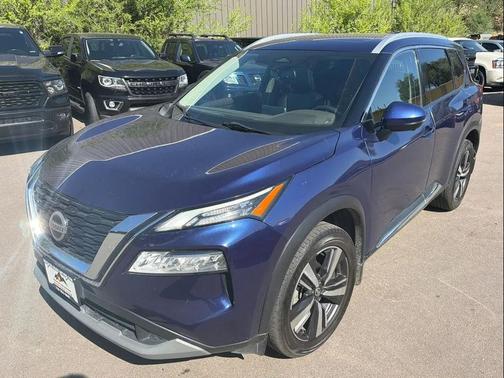 Blue 2021 Nissan Rogue SL
