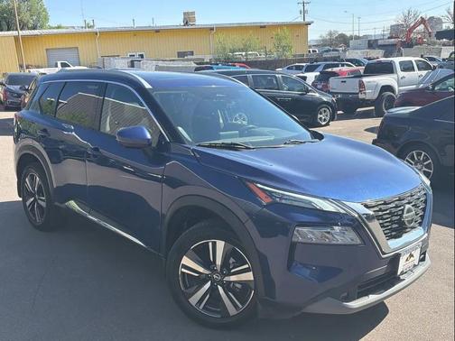 Blue 2021 Nissan Rogue SL
