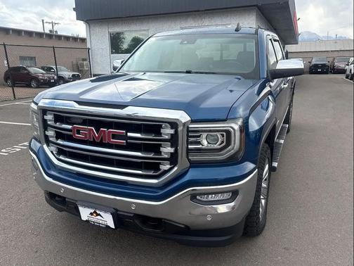 Stone Blue Metallic 2017 GMC Sierra 1500 SLT