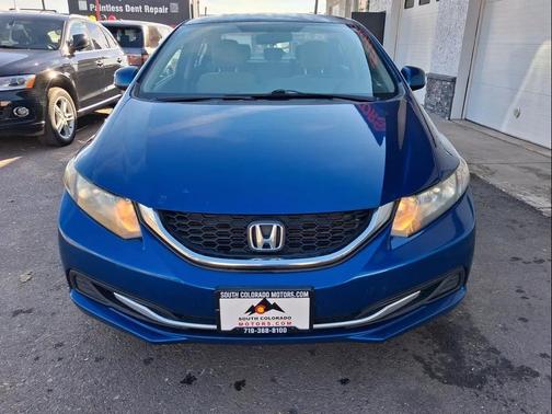 Dyno Blue Pearl 2013 Honda Civic LX