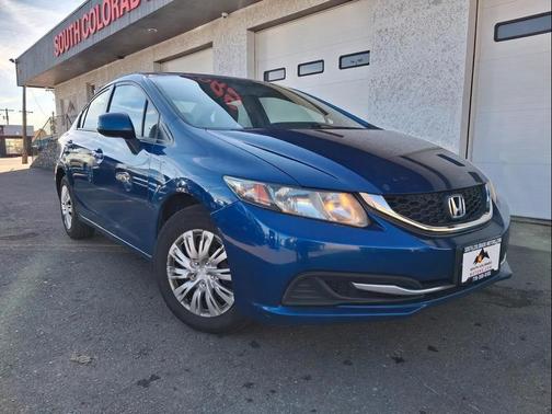Dyno Blue Pearl 2013 Honda Civic LX