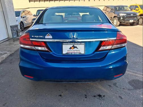 Dyno Blue Pearl 2013 Honda Civic LX