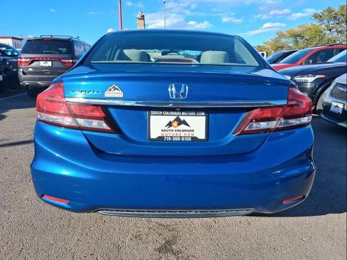 Dyno Blue Pearl 2013 Honda Civic LX