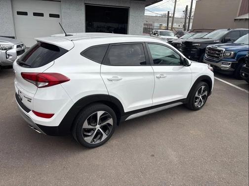 Dazzling White 2017 Hyundai TUCSON Sport