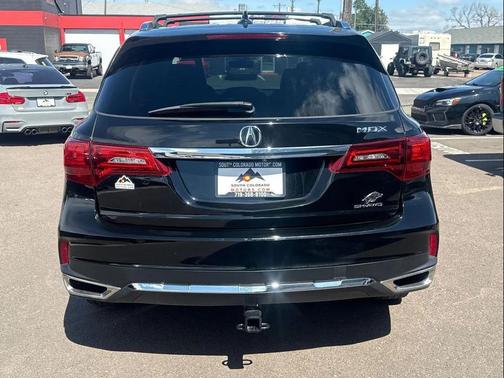Crystal Black Pearl 2018 Acura MDX 3.5L