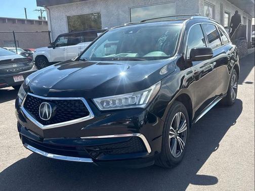 Crystal Black Pearl 2018 Acura MDX 3.5L