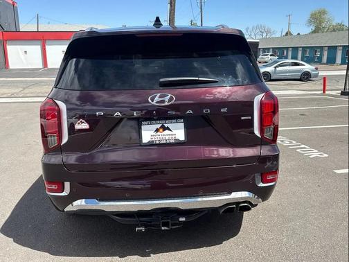 Sierra Burgundy 2020 Hyundai PALISADE Limited