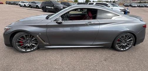 Gray 2017 INFINITI Q60 3.0t Red Sport 400