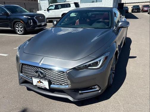 Graphite Shadow 2017 INFINITI Q60 3.0t Red Sport 400