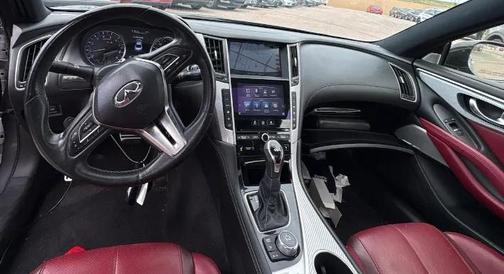 Gray 2017 INFINITI Q60 3.0t Red Sport 400