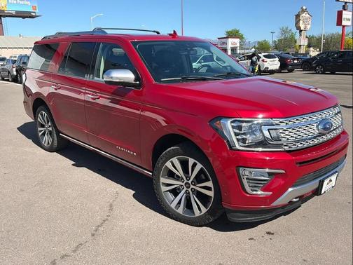 Rapid Red Metallic Tinted Clearcoat 2021 Ford Expedition Max Platinum