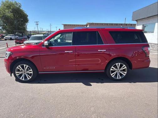 Rapid Red Metallic Tinted Clearcoat 2021 Ford Expedition Max Platinum