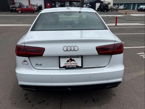 White 2017 Audi A6 2.0T Premium