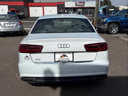 White 2017 Audi A6 2.0T Premium