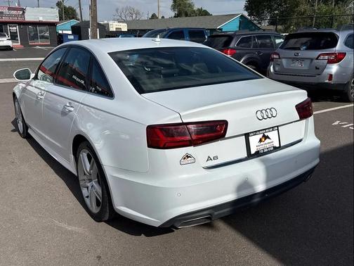 White 2017 Audi A6 2.0T Premium