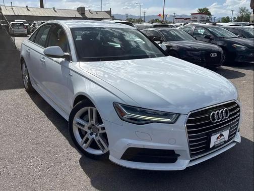 White 2017 Audi A6 2.0T Premium