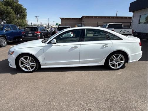 White 2017 Audi A6 2.0T Premium