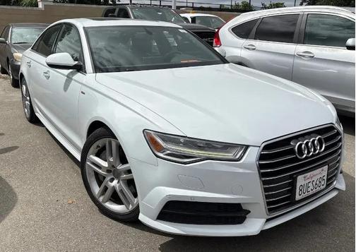 White 2017 Audi A6 2.0T Premium