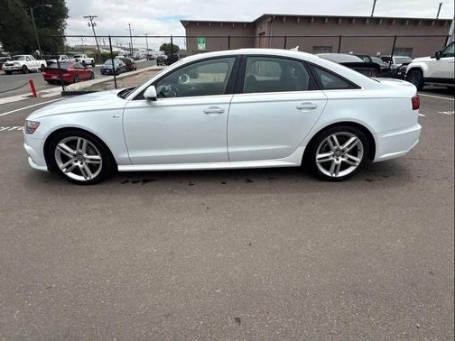 White 2017 Audi A6 2.0T Premium