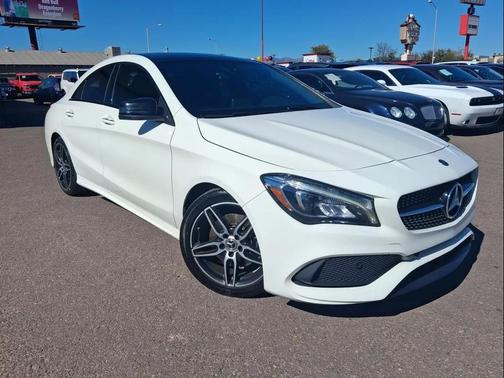 White 2018 Mercedes-Benz CLA 250 4MATIC