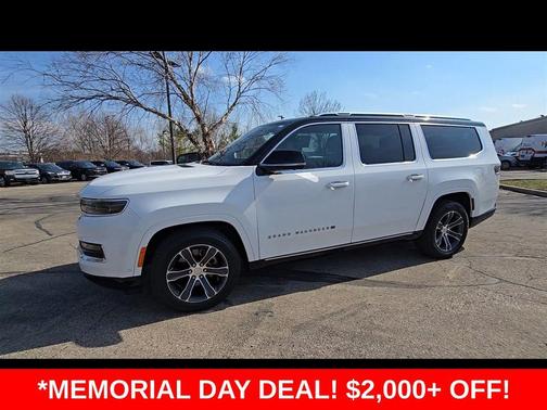Bright White Clearcoat 2024 Jeep Grand Wagoneer L 4x4