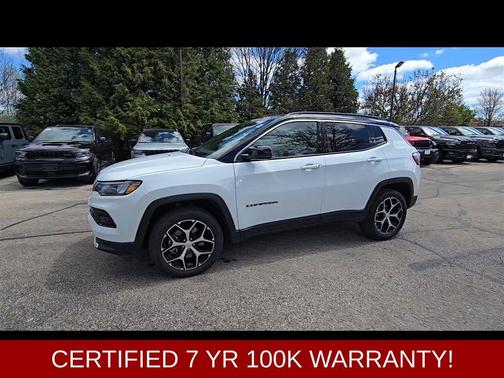 Bright White Clearcoat 2024 Jeep Compass Limited