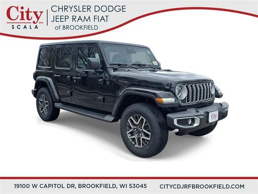 Black Clearcoat 2026 Jeep Wrangler 4-Door Sahara 4x4