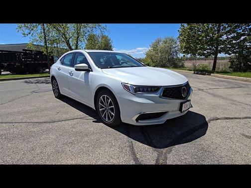 Platinum White Pearl 2020 Acura TLX Technology
