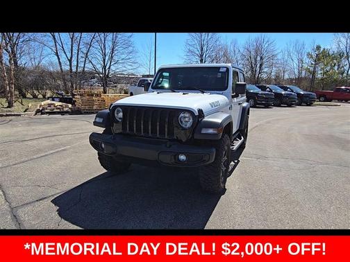 Bright White Clearcoat 2023 Jeep Wrangler Sport S