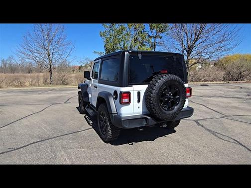 Bright White Clearcoat 2023 Jeep Wrangler Sport S
