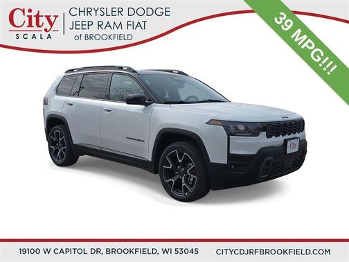 Bright White Clearcoat 2026 Jeep Cherokee Overland