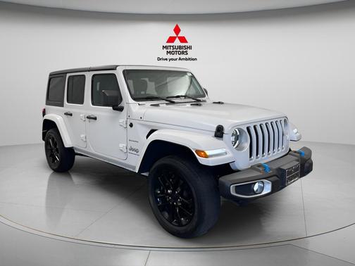 Bright White Clearcoat 2023 Jeep Wrangler 4xe Sahara