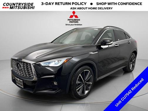 Black Obsidian 2024 INFINITI QX55 LUXE