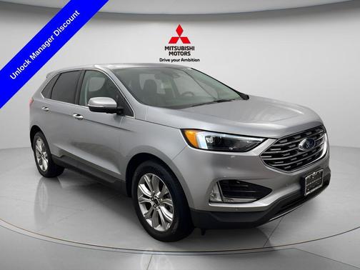 ICONIC SILVER 2024 Ford Edge Titanium