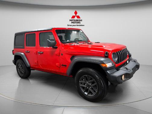 Firecracker Red Clearcoat 2025 Jeep Wrangler Sport S