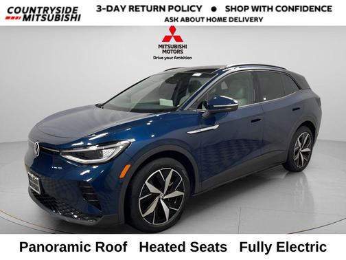Blue Metallic 2023 Volkswagen ID.4 Pro S