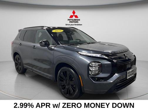 Graphite Grey With Black Roof 2026 Mitsubishi Outlander Black Edition S-AWC