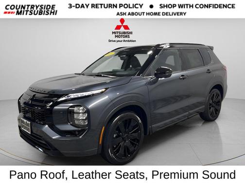 Graphite Grey With Black Roof 2026 Mitsubishi Outlander Black Edition S-AWC