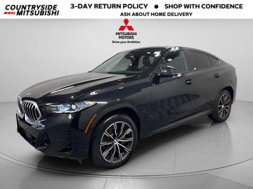 Black Sapphire Metallic 2025 BMW X6 xDrive40i