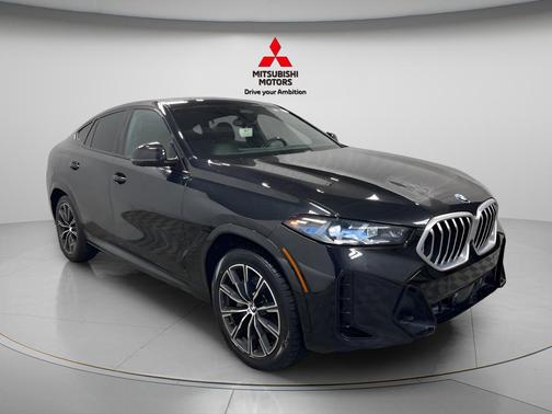 Black Sapphire Metallic 2025 BMW X6 xDrive40i