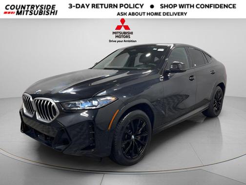 Black Sapphire Metallic 2025 BMW X6 xDrive40i