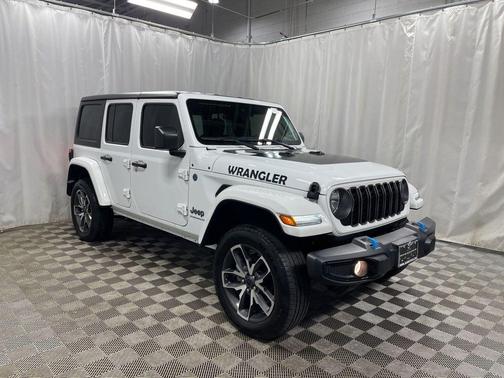 Bright White Clearcoat 2024 Jeep Wrangler 4xe Sport S