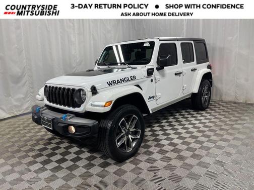Bright White Clearcoat 2024 Jeep Wrangler 4xe Sport S