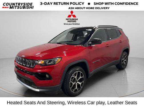 Red Hot Pearlcoat 2025 Jeep Compass Limited