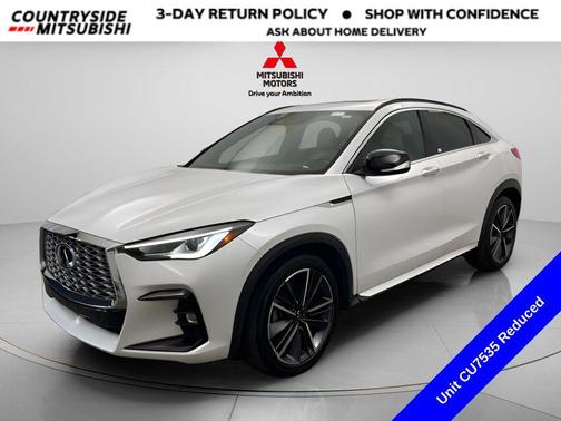 Radiant White 2024 INFINITI QX55 LUXE