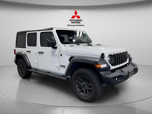 Bright White Clearcoat 2024 Jeep Wrangler Sport S