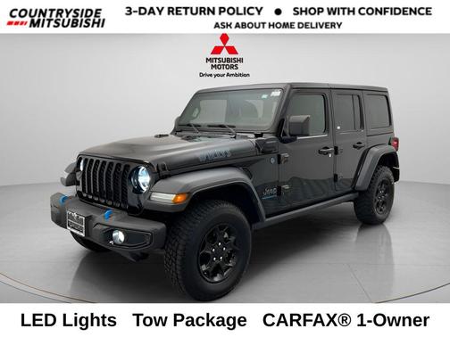 Black Clearcoat 2023 Jeep Wrangler 4xe Willys